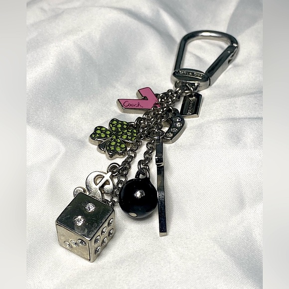 Coach Good Luck in Vegas Bag-charm Keychain - Picture 4 of 16